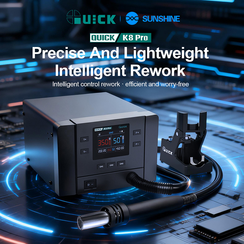 Power Tools Station - QUICK K8 Pro Intelligent Hot Air