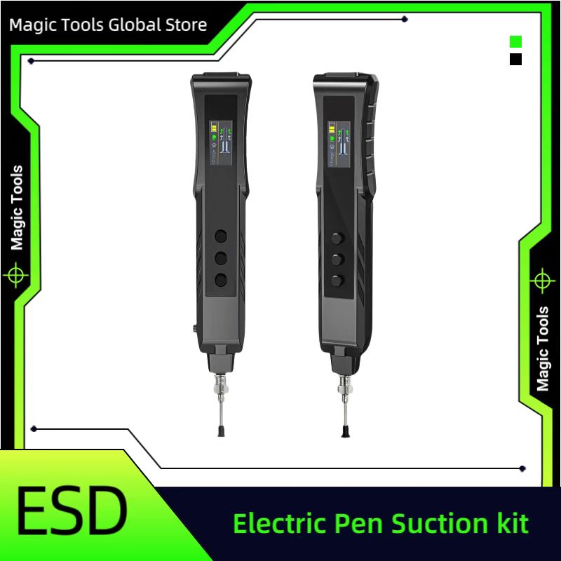 Power Tools Kit Set - Rechargeable ESD-Safe Electric Vacuum Suction Pen