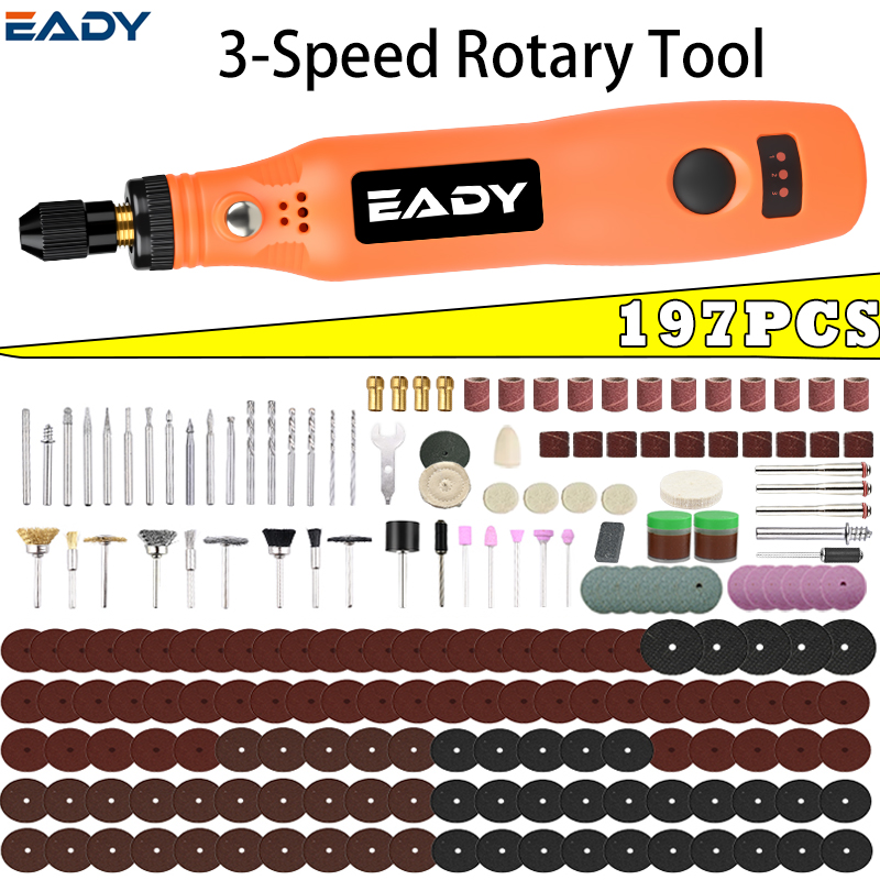 Power Tools Brand - USB Cordless Rotary Tool Kit –