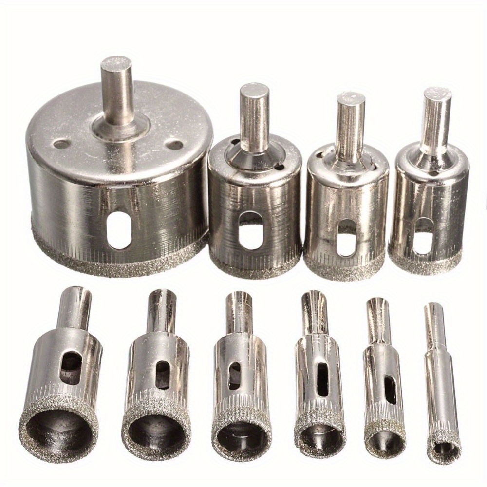 Power Tools For Sale - 10 Piece Diamond Coated Drill Set
