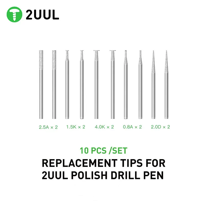 Power Tools Book - 2UUL Replacement Tips for Polishing Pen
