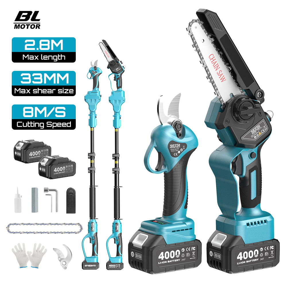 Power Tools For Sale - Seesii 3-in-1 Brushless Telescoping Pole High