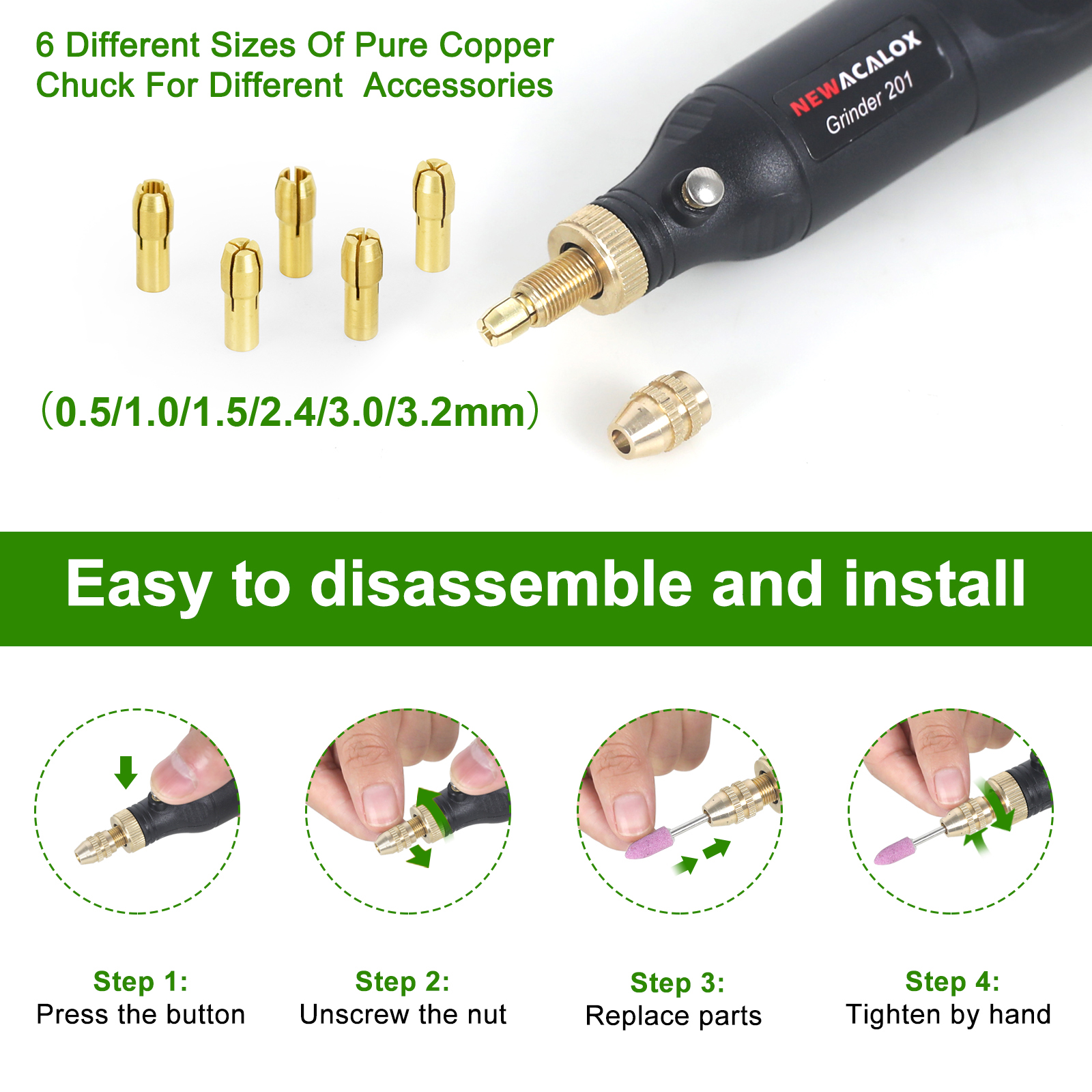 NEWACALOX Cordless Rotary Tool – Power Tools For Sale Bewertung und Preis