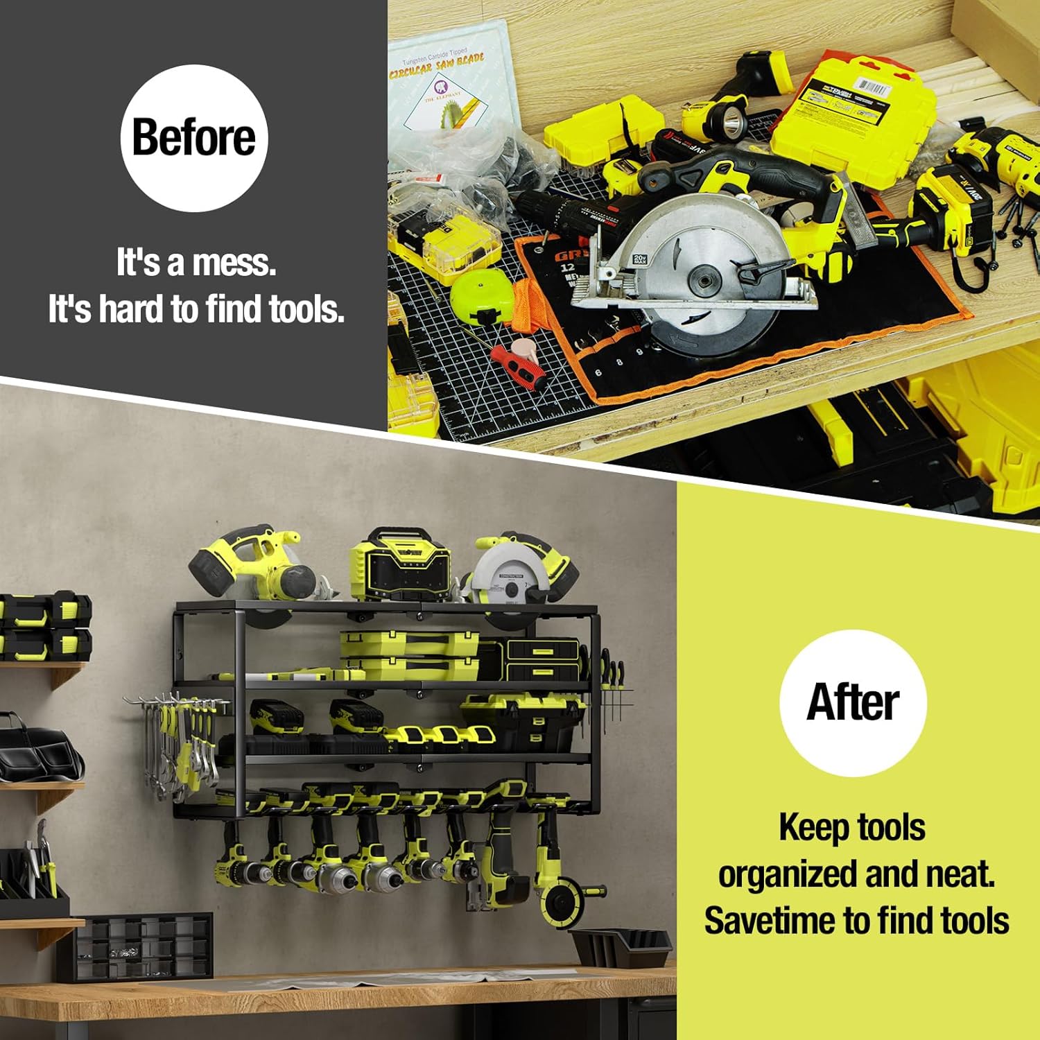 4 Layer Wall Mount Power Tool  – Power Tools Station Bewertung und Preis