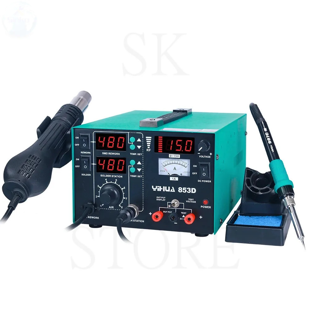 YIHUA 853D 1A 2A Soldering Iro – Power Tools Station Bewertung und Preis