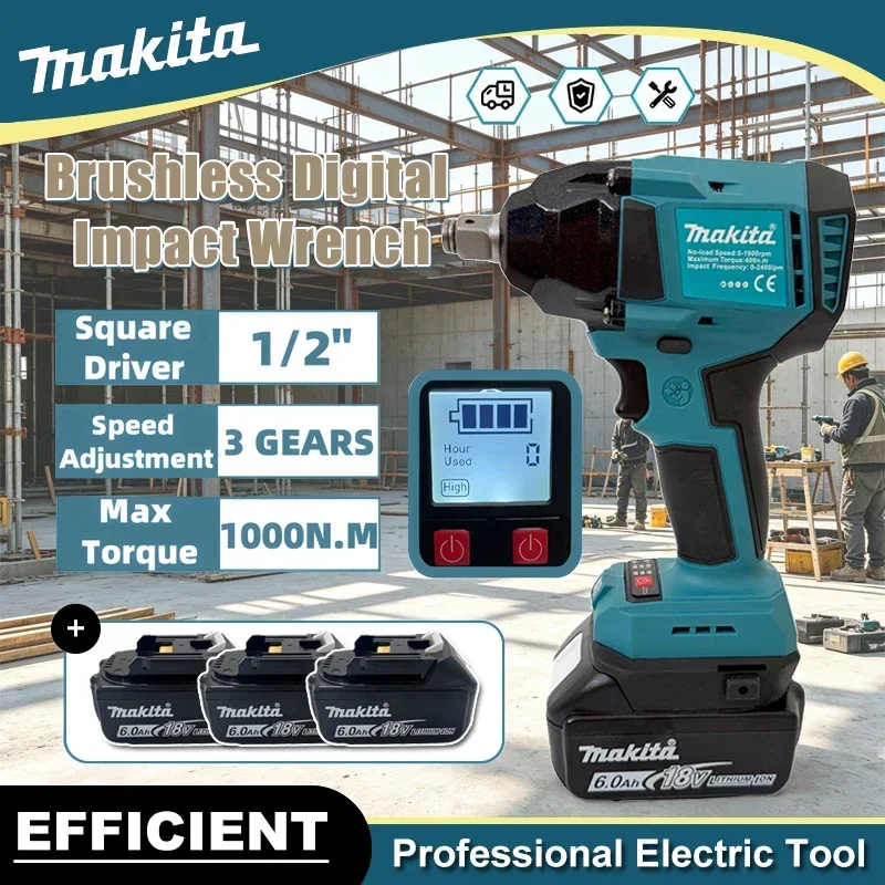 Makita Brushless Digital Displ – Power Tools Impact Wrench Bewertung und Preis