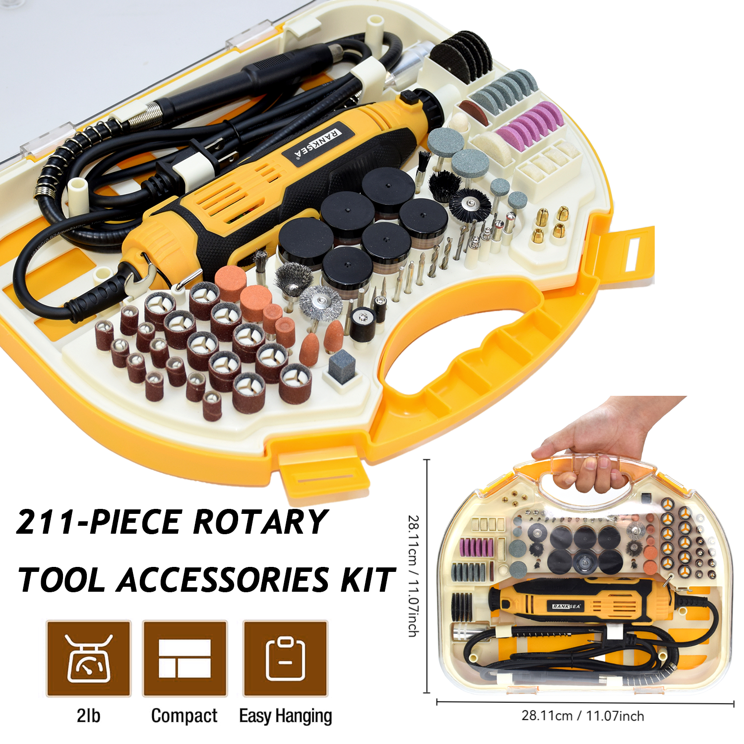 Rotary Tool Kit, Equipped With – Power Tools Kit Set Bewertung und Preis