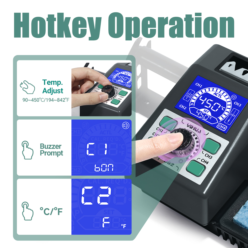 YIHUA 982 Repaid Heating Solde – Power Tools Station Bewertung und Preis