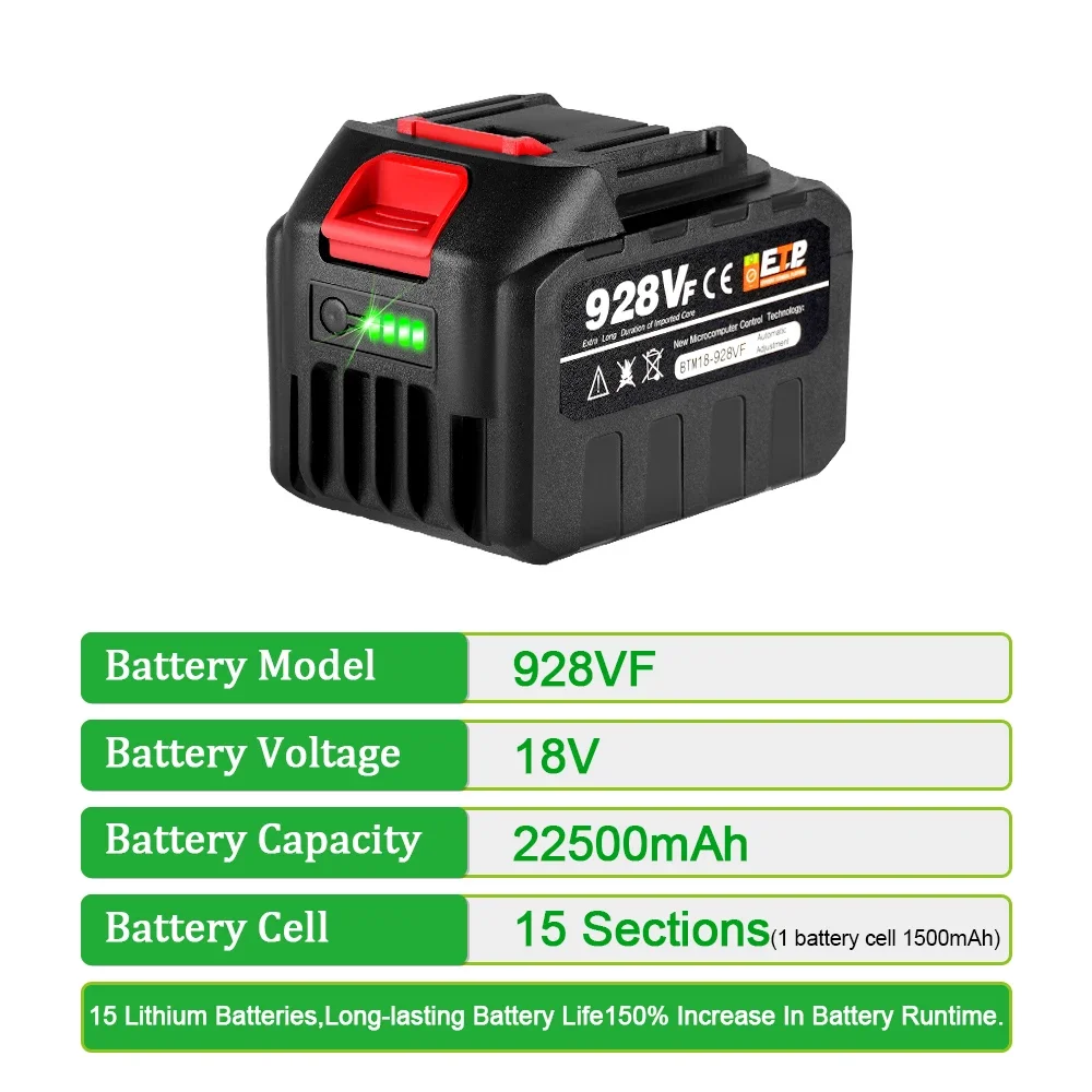 18V 388VF Battery 22500mah 150 – Power Tools For Sale Bewertung und Preis