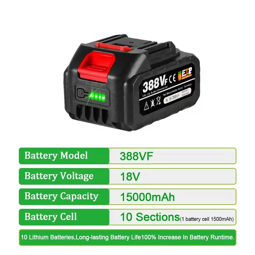 18V 388VF Battery 22500mah 150 – Power Tools For Sale Bewertung und Preis