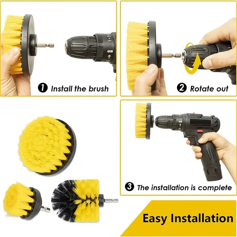 3 pcs/set drill brush set powe – Power Tools For Sale Bewertung und Preis