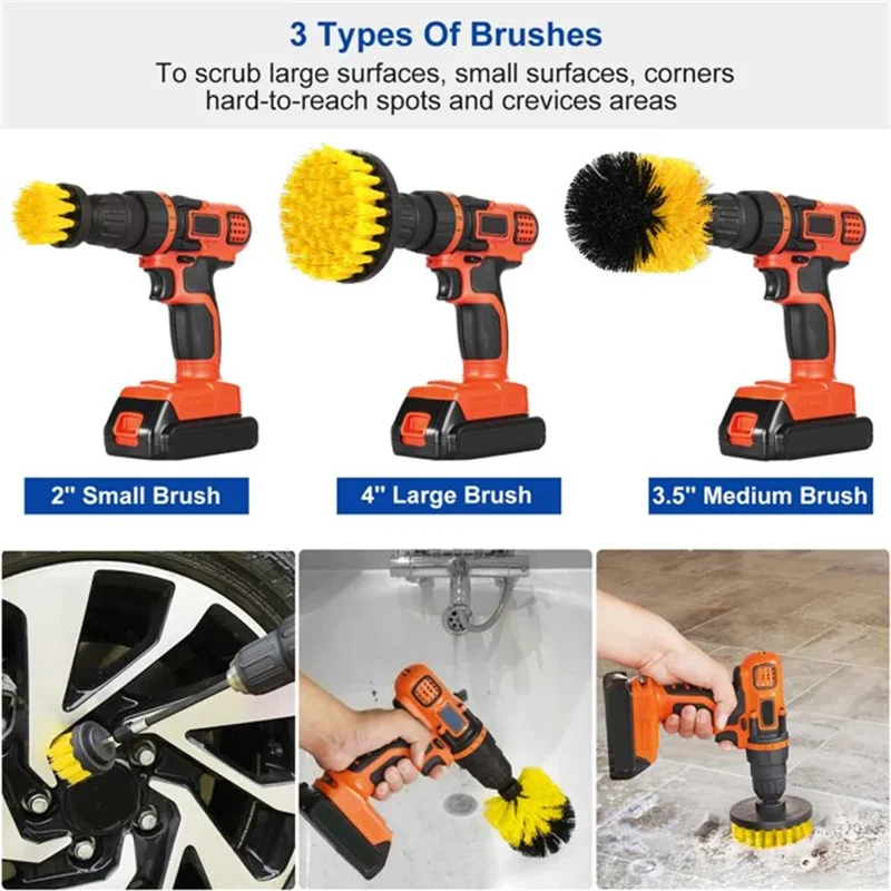 3 pcs/set drill brush set powe – Power Tools For Sale Bewertung und Preis