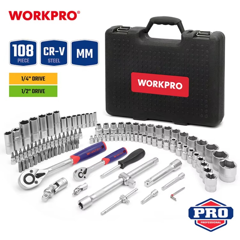 108pcs Professional Mechanics  – Power Tools Kit Set Bewertung und Preis