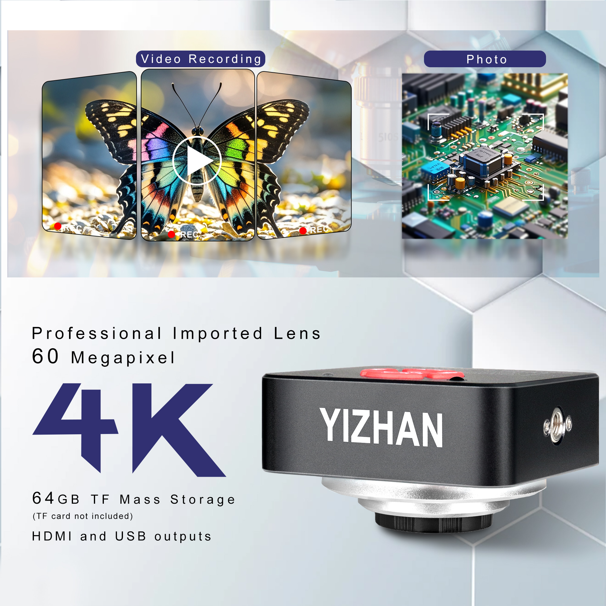 YIZHAN 4K HDMI Digital Microsc – Power Tools Zoom Bewertung und Preis