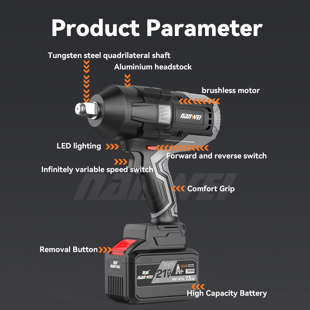 Industrial Grade High Torque E – Power Tools Impact Wrench Bewertung und Preis