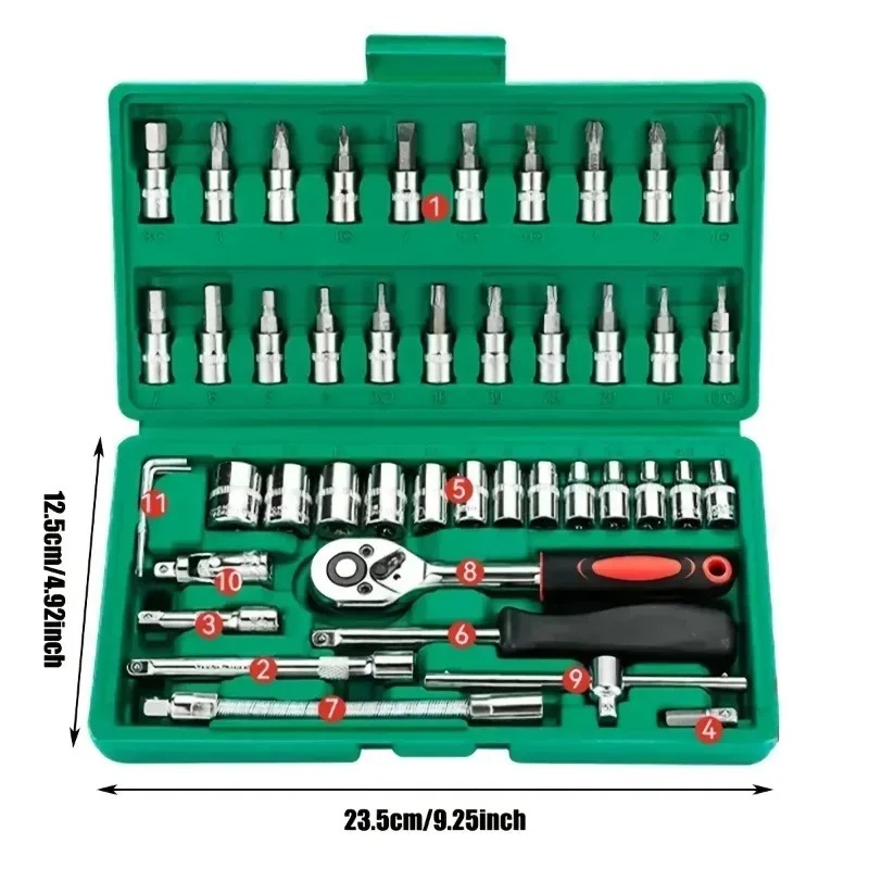 New 46-piece Socket Wrench Too – Power Tools Catalogue Bewertung und Preis