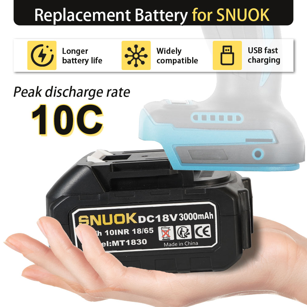 SNUOK 18V electric tool batter – Power Tools Brand Bewertung und Preis
