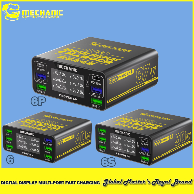 MECHANIC 6-Port USB fast charg – Power Tools Station Bewertung und Preis